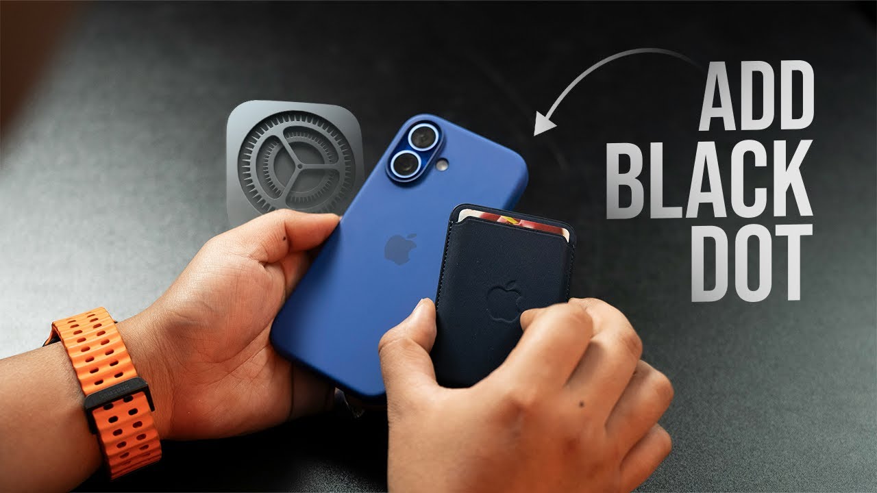 How to Add Black Dot on iPhone (tutorial)