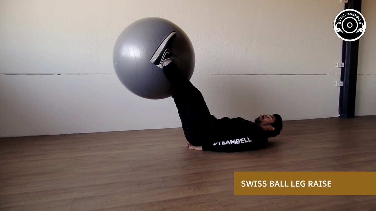 Swiss Ball Leg Raise