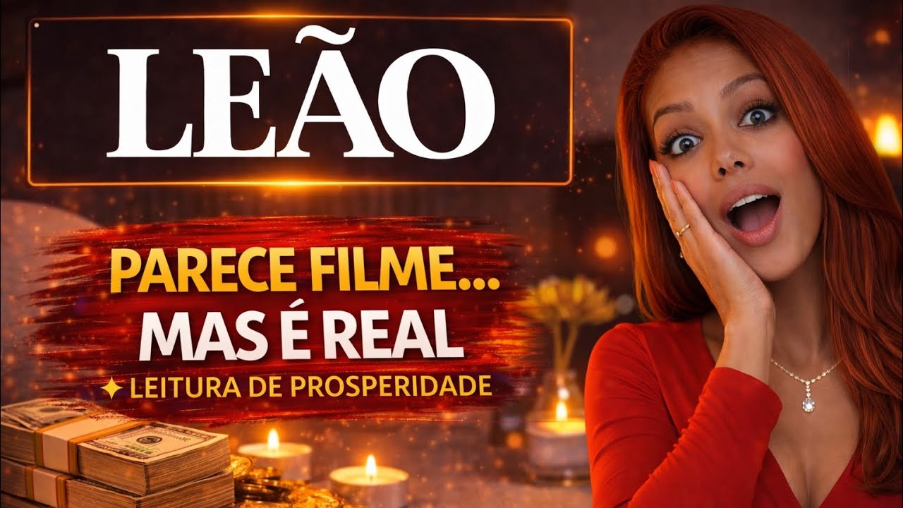 ♌️ LEÃO 💵 VAI PARECER COISA DE FILME… MAS ESSE DINHEIRO É REAL