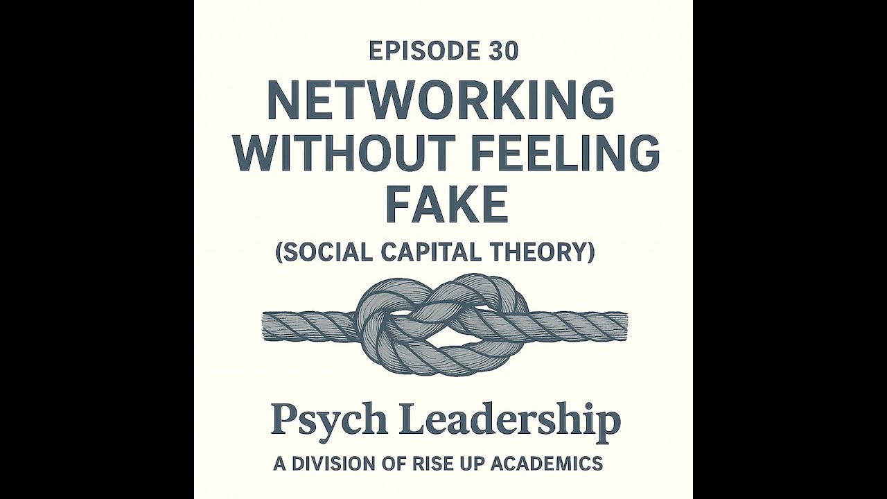 Networking without Feeling Fake