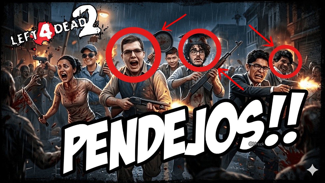 LEFT 4 DEAD 2 con PURO ENFERMO!! 🤪🧟 | Ureck