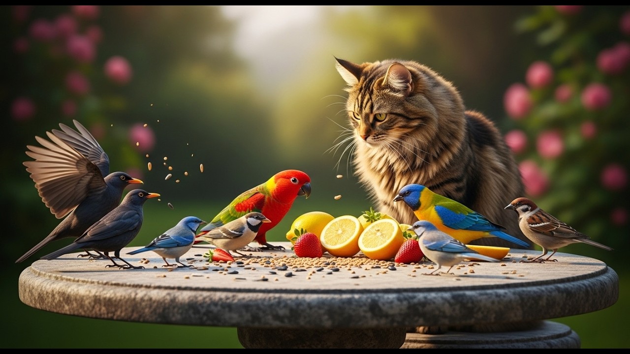 CAT TV for Cats to Watch 😻 Cat videos for cats to watch birds ✅ Part 5