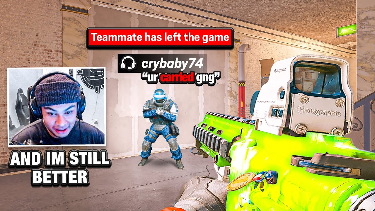 I Made This CRY BABY Teammate RAGE QUIT
