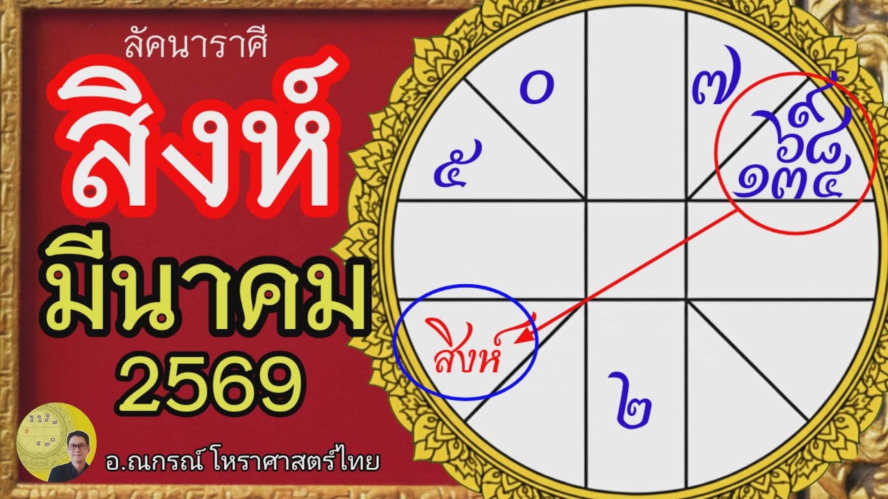 ลัคนาราศีสิงห์ ดาวย้ายดาวเล็ง มีนาคม2569