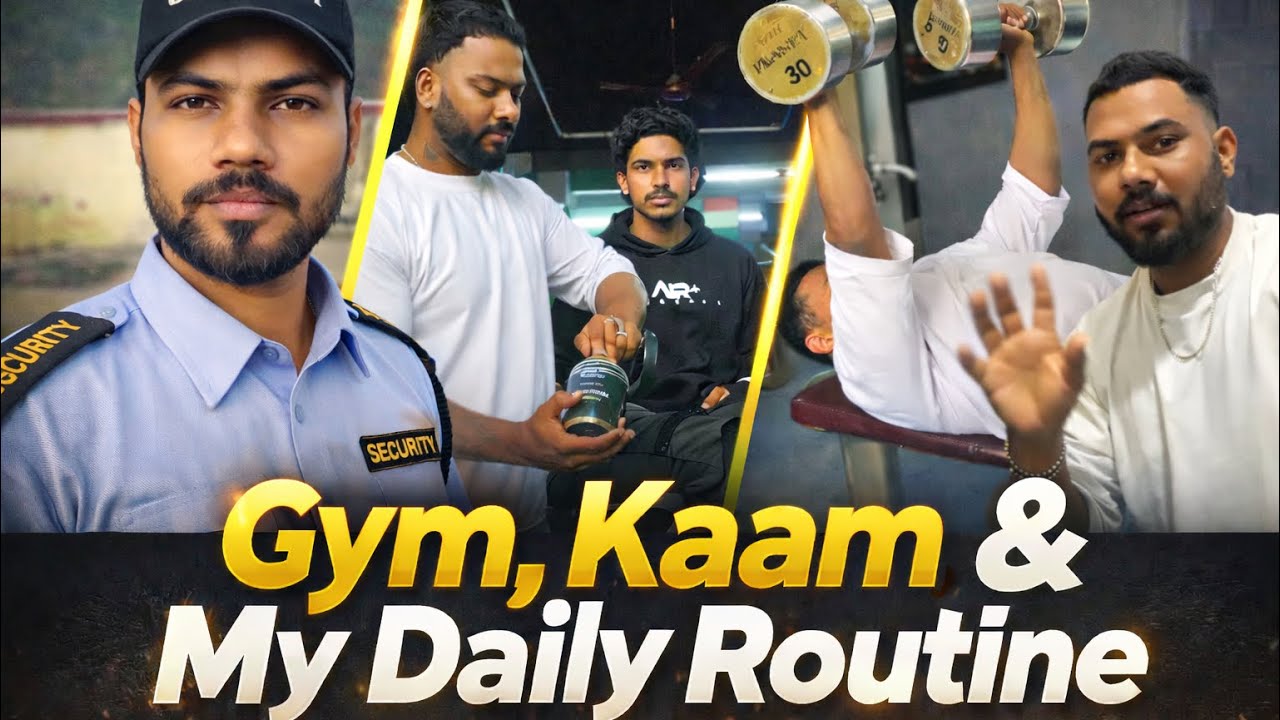 Gym, Kaam & My Daily Routine 💪 | Full Day Vlog | Jatin FitWorld
