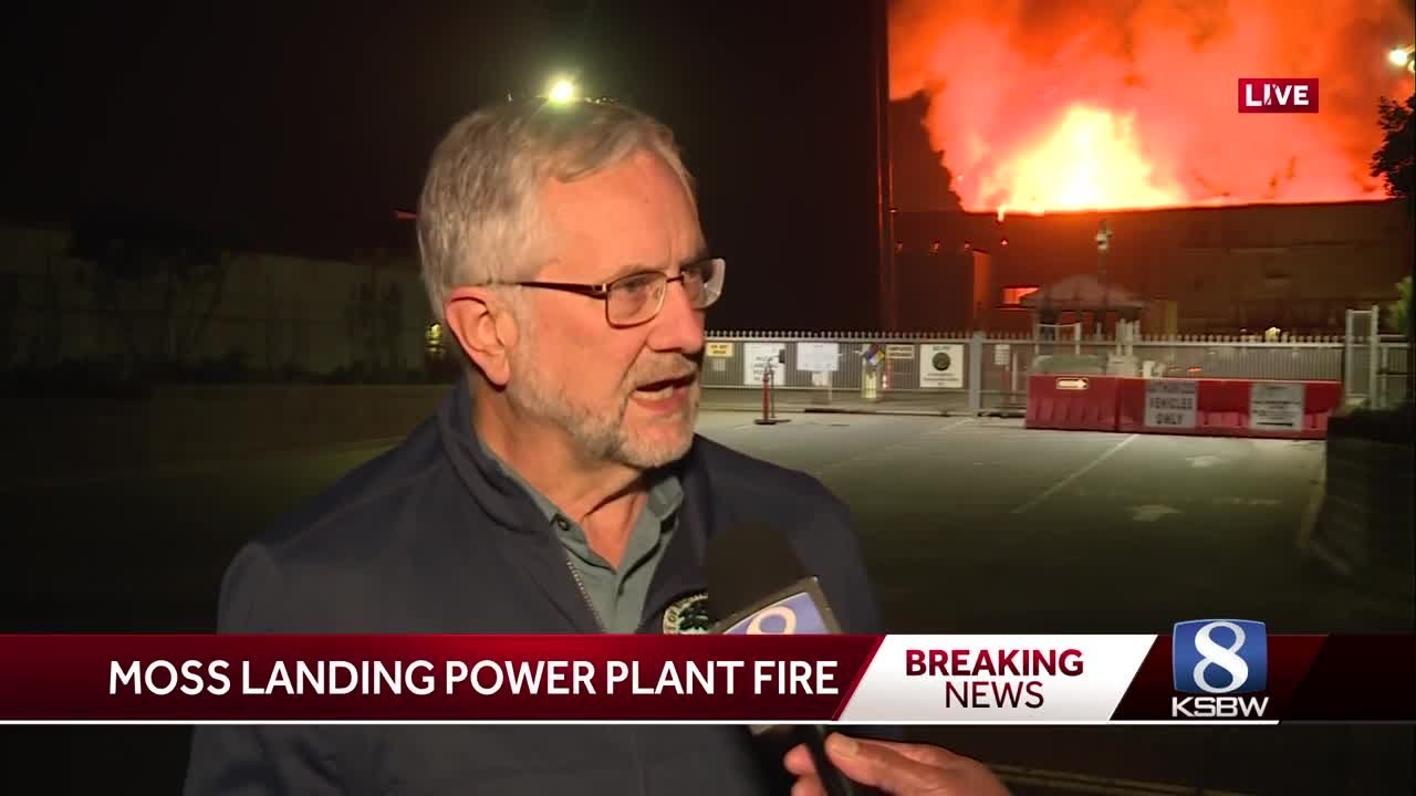 Live interview on Moss Landing battery plant fire with Monterey County Supervisor Glenn Church
