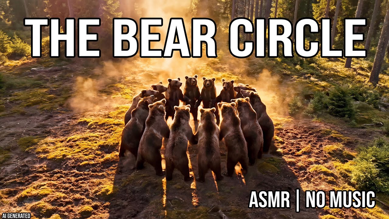 Hypnotic Bear Circle Dance | Pure Nature ASMR | No Talking #asmr #bears #wildlife