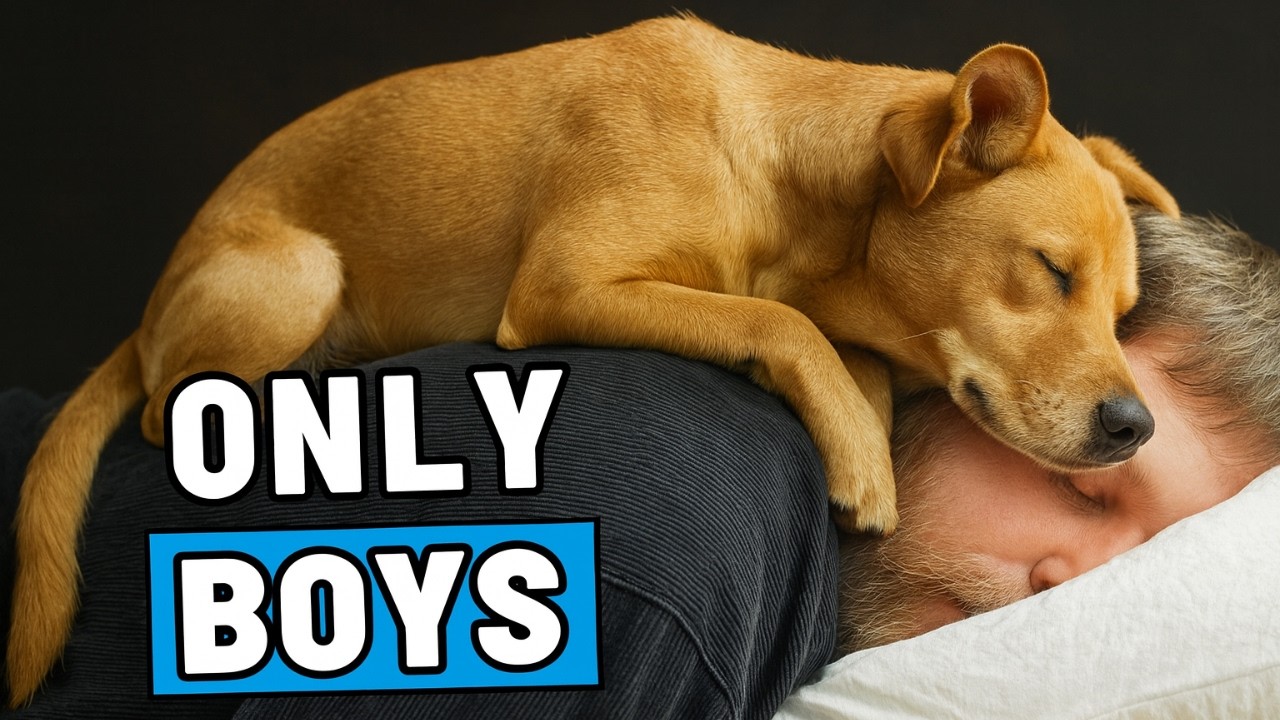 Why Your Male Dog Sleeps With You - It Means More Than You Think