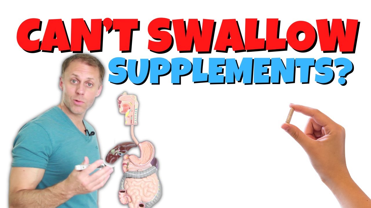 What if I Can’t Swallow Supplements