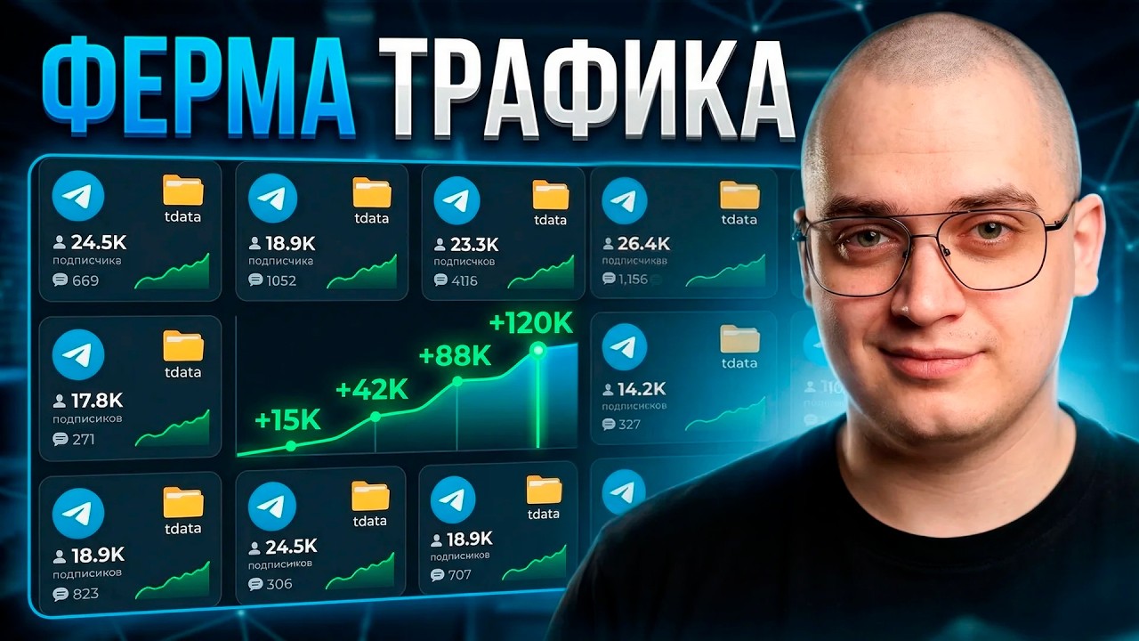 ФЕРМА ТЕЛЕГРАМ: 1500 Подписчиков в День на Автомате!