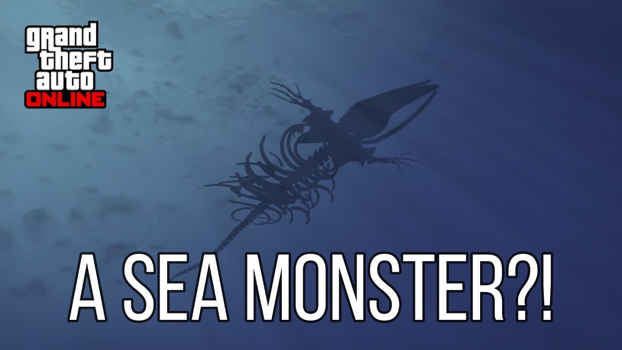 A Sea Monster ?! GTA 5 hidden easter eggs #2
