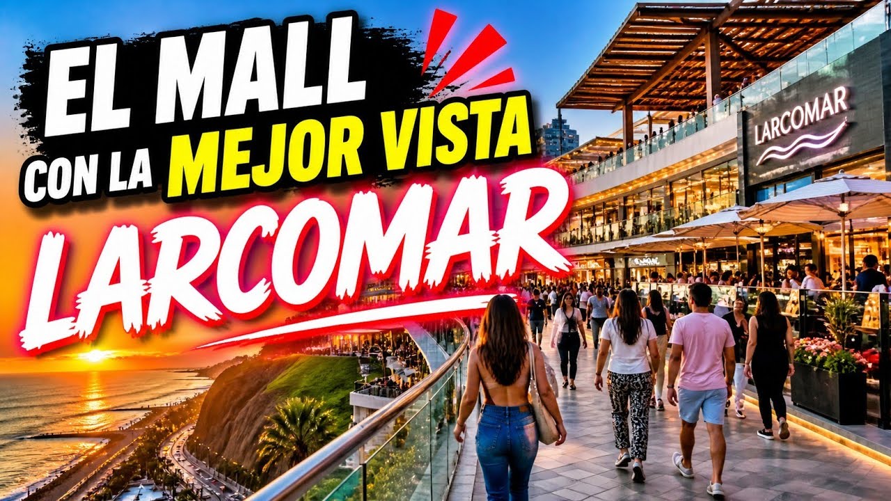 EL CENTRO COMERCIAL CON LA MEJOR VISTA DE LIMA 🇵🇪 | WALKING TOUR PERÚ 4K  