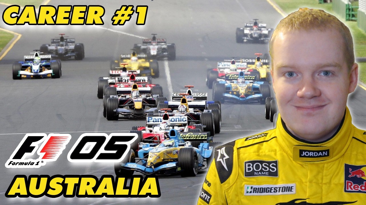2005 Australian Grand Prix - F1 05 Jordan Career: Race 1 (PS2)