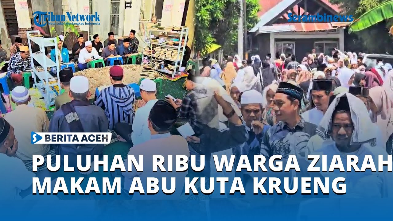Puluhan Ribu Warga Ziarahi Makam Abu Kuta  Sedekah Beras Capai 200 Ton Lebih