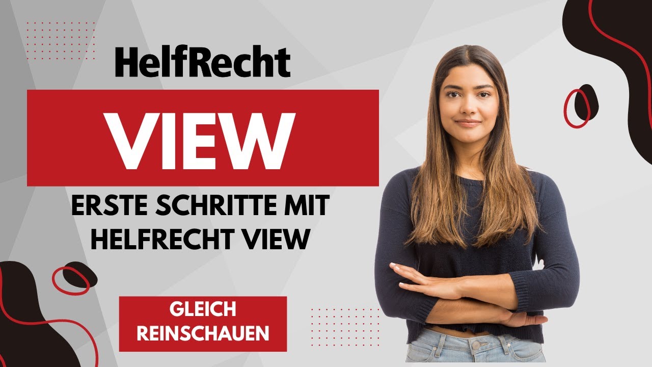 Erste Schritte in HelfRecht View