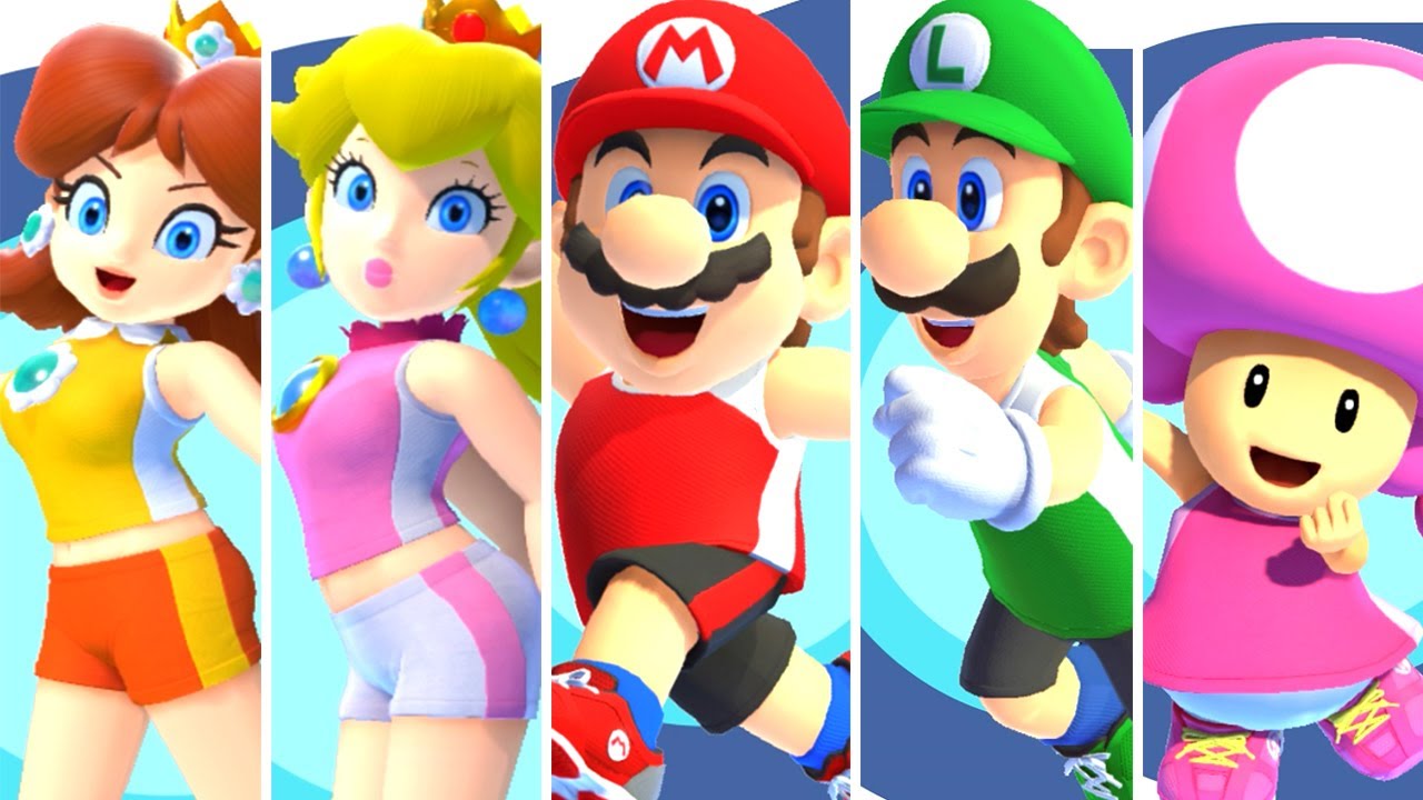 Mario & Sonic at the Olympic Games Tokyo 2020 - 110m Hurdles (All Characters)