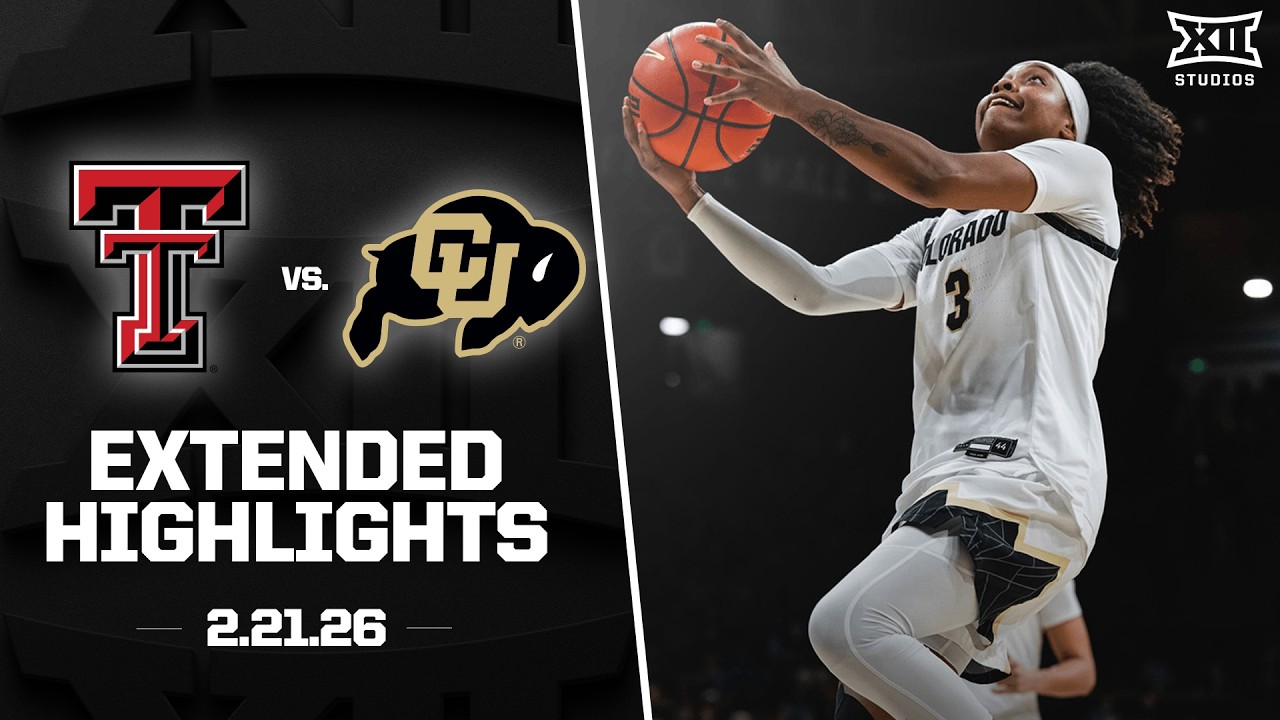 #20 Texas Tech vs. Colorado Extended Highlights | 2025-26 Big 12 Women's Basketball