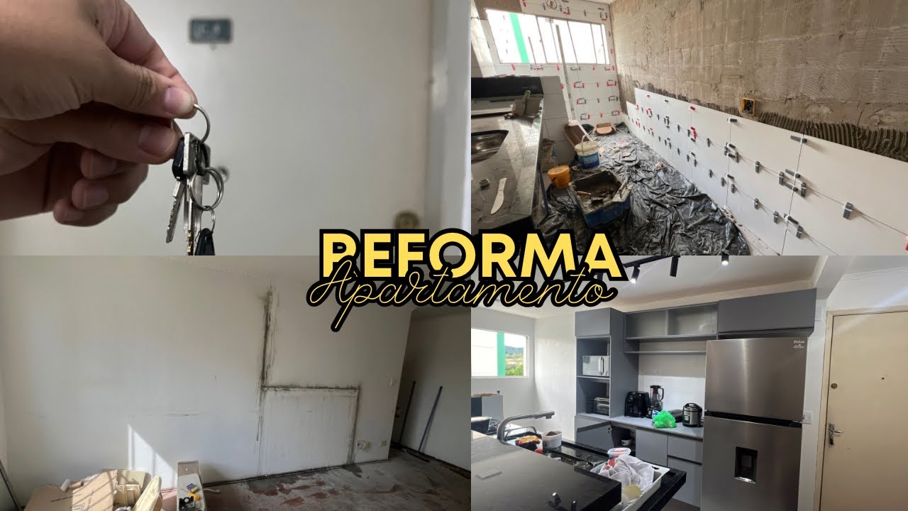 REFORMA PELO APARTAMENTO #passoapasso #apartment 