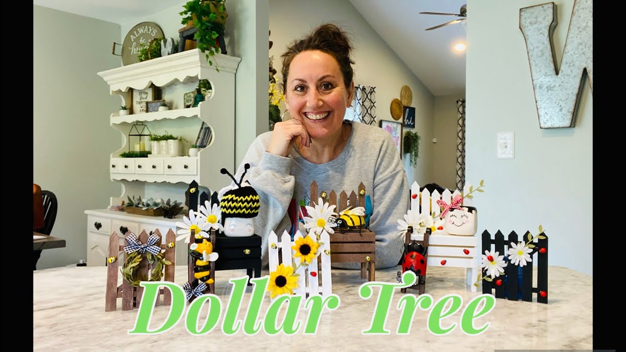 FARMHOUSE RISERS & FENCES ❤️ Spring & Summer DIY’s | Dollar Tree DIY’s | BEES & LADYBUGS 🐝🐞