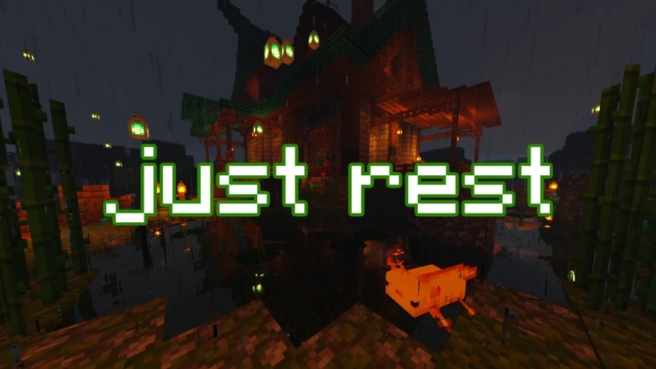 relax… it’s raining in minecraft again (minecraft c418 music & rain) 🌿 NO ADS