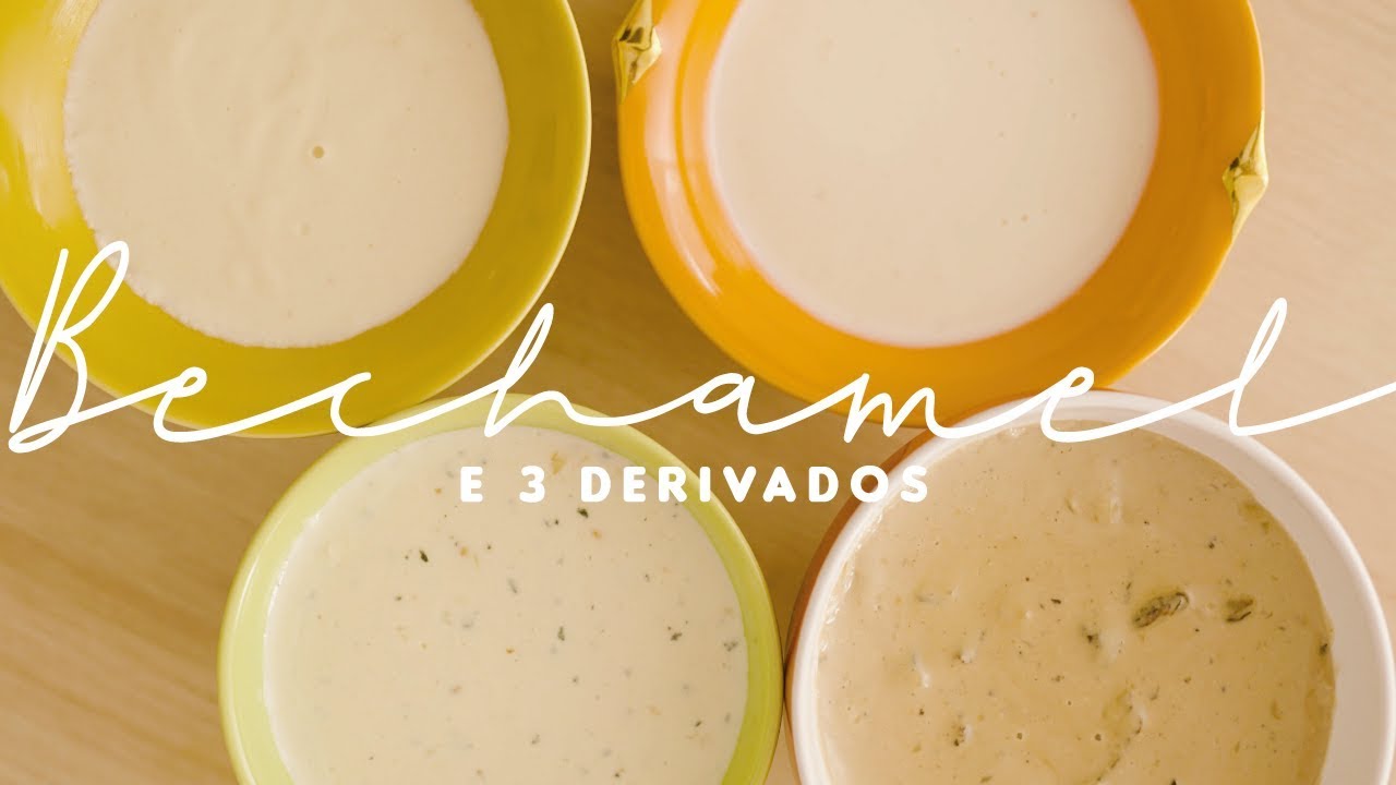 BECHAMEL + QUEIJOS + FUNGHI + MOLHO BRANCO CLÁSSICO | Massas e Molhos