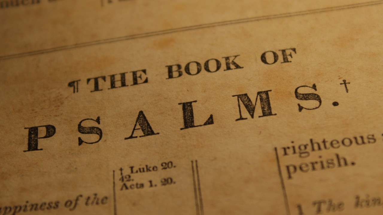 the Psalms - week 9