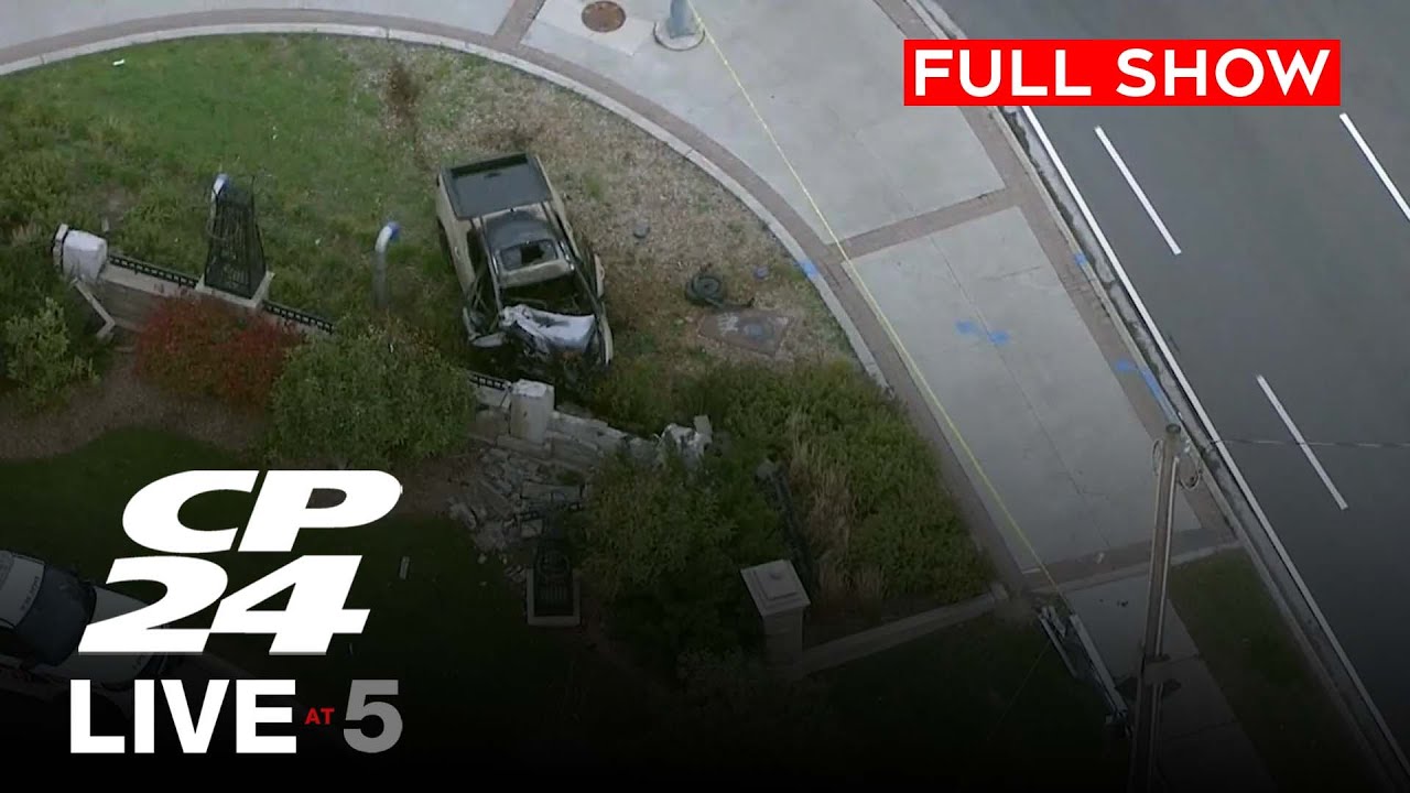Home invasion suspects involved in fiery crash: Vaughan police | CP24 Live at Five for Oct 15, 2025