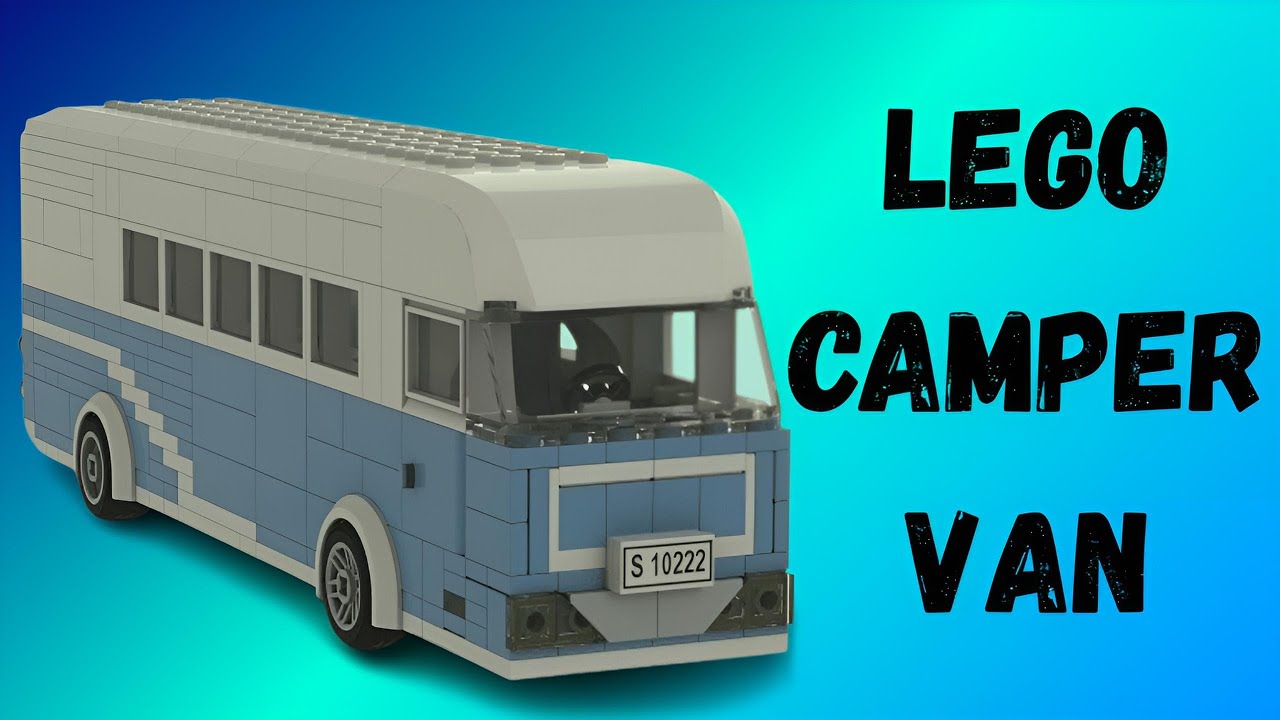 Lego Camper Van Idea - 3D Model Tutorial for beginners...