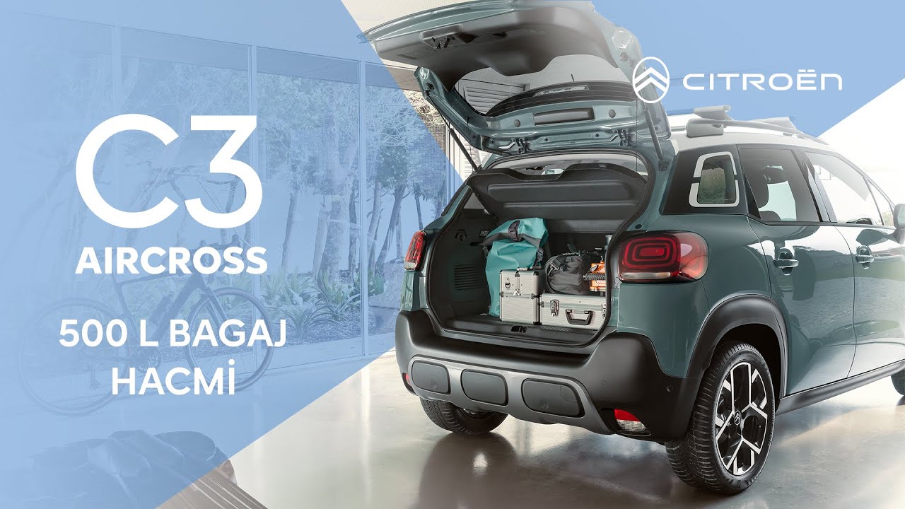Citroen C3 Aircross - 500L Bagaj Hacmi