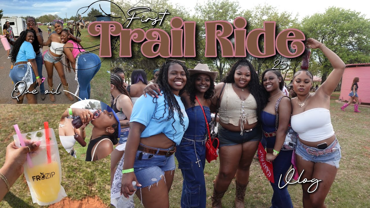 Langston’s first ever trail ride 2025 vlog | line dances + food trucks