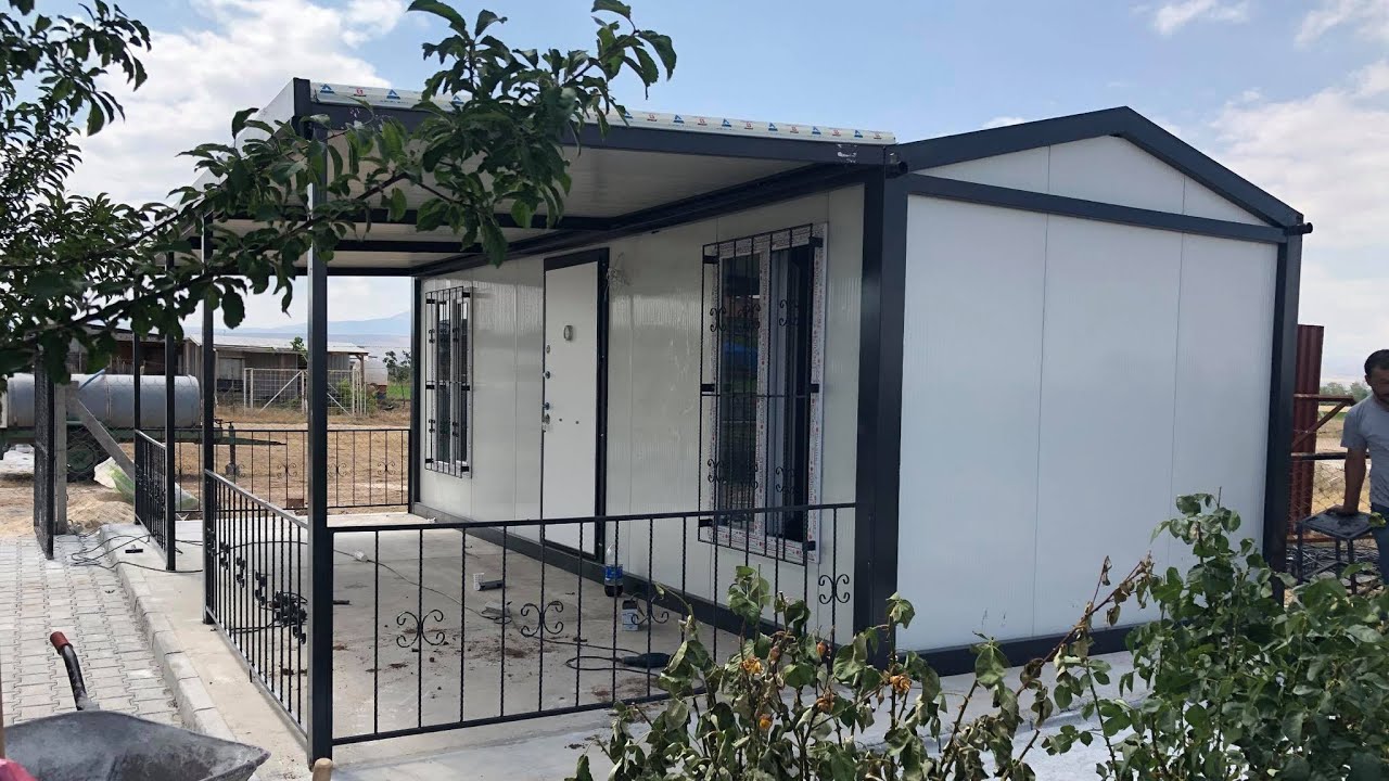 FİLM GİBİ KONTEYNER EV KURULUMU 1 GÜNDE YAPTIK TESLİM ETTİK