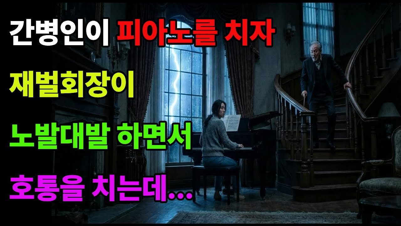 '간병인'이 피아노를 치자, '재벌 회장'이 노발대발 하면서 호통을 치는데... ㅣ시니어사연 ㅣ감동사연 ㅣ인생사연 ㅣ노후사연 ㅣ오디오북ㅣ 라디오북