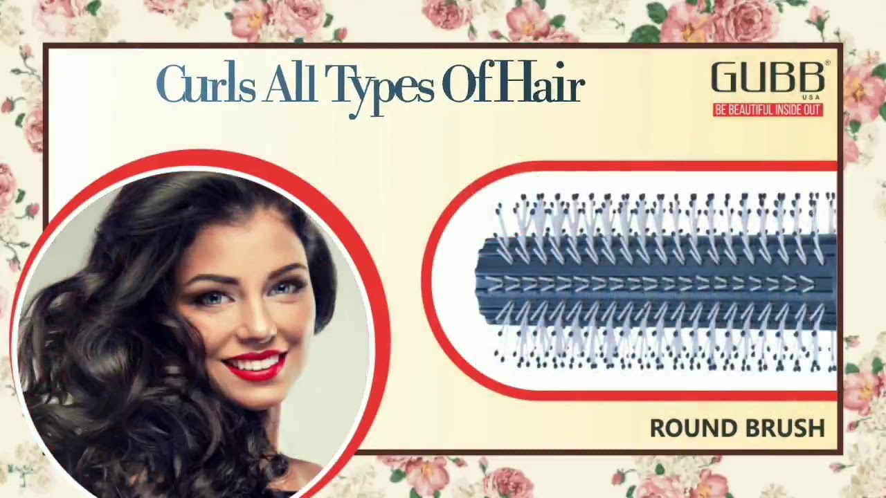 GUBB USA Round Hair Brush Styler Range