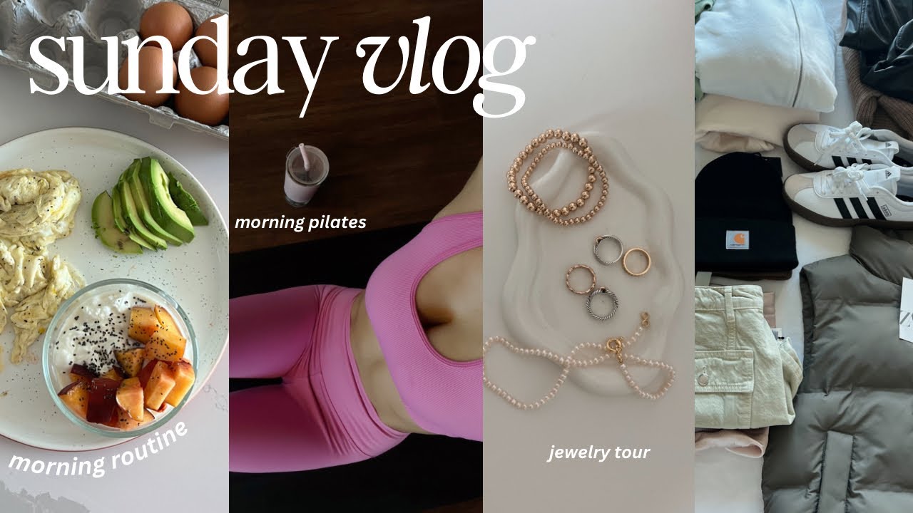 SUNDAY VLOG! (morning routine, healthy breakfast idea, + packing for a trip)