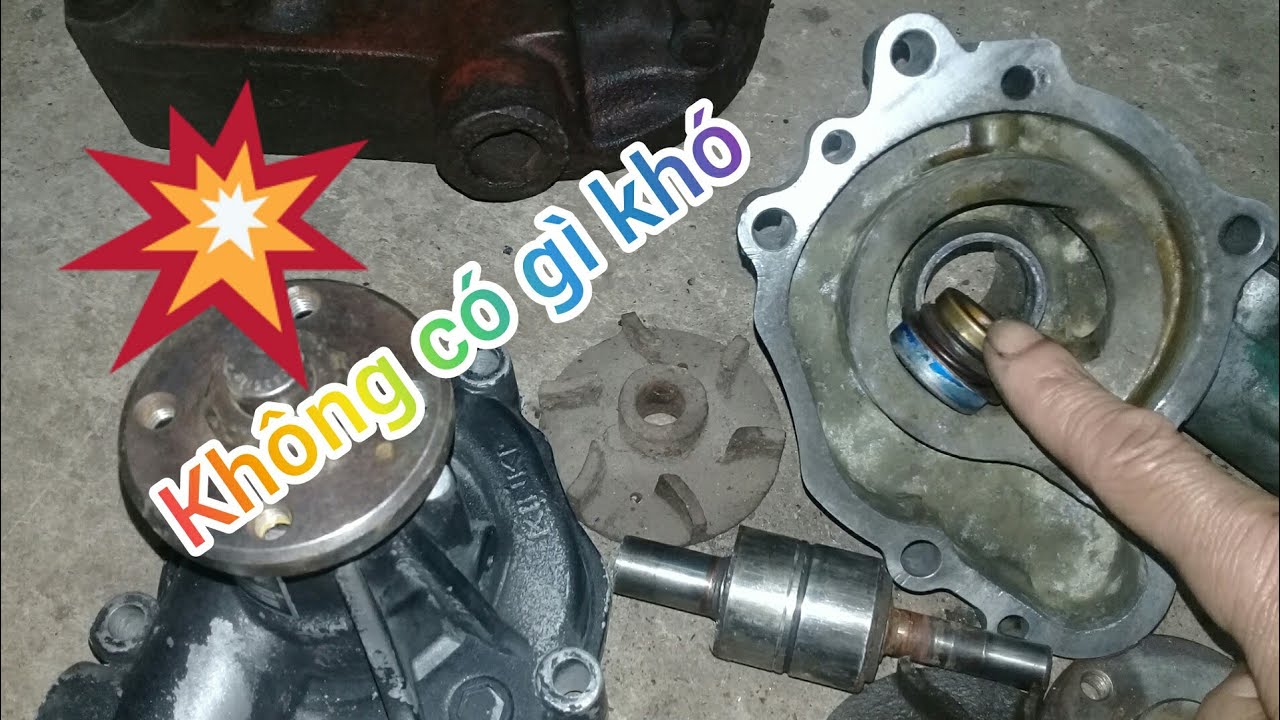 Đỡ tốn tiền triệu ! Sửa bơm nước làm mát động cơ không khó (tháo bơm)