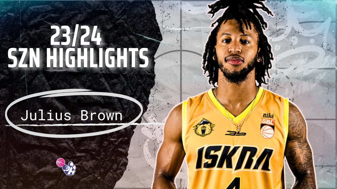 Julius Brown Highlights 2023/24 || Slovakia Nike SBL || Iskra Swit