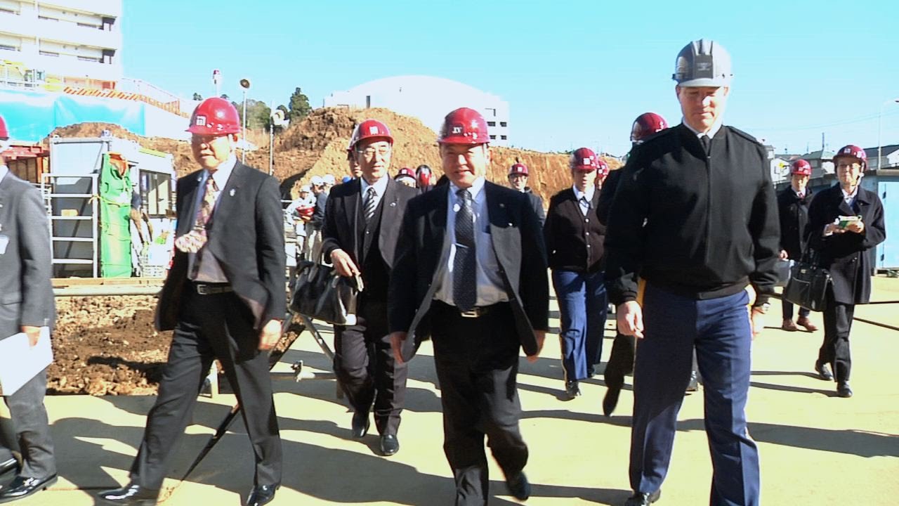 U.S. Army Garrison Commander visits the joint-use land area