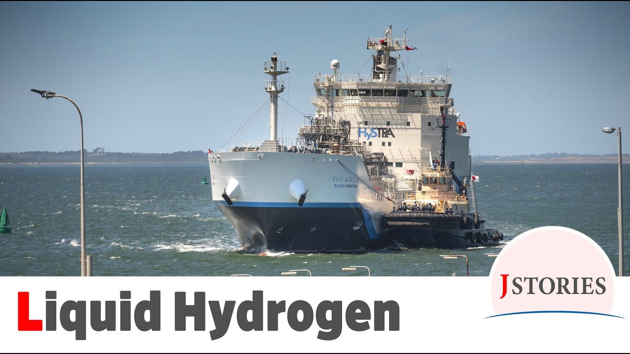 Transporting liquefied hydrogen to Japan