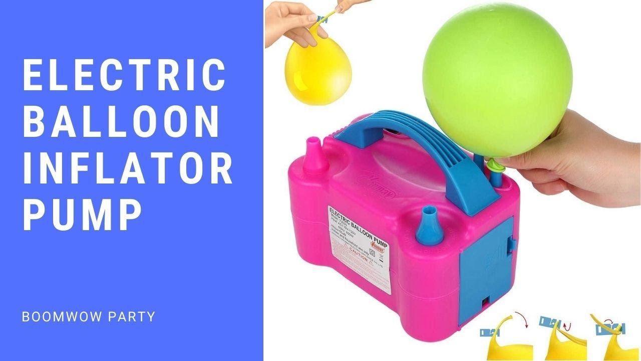 Portable High Power Two Nozzle Color Air Blower Electric Balloon Inflator Pump