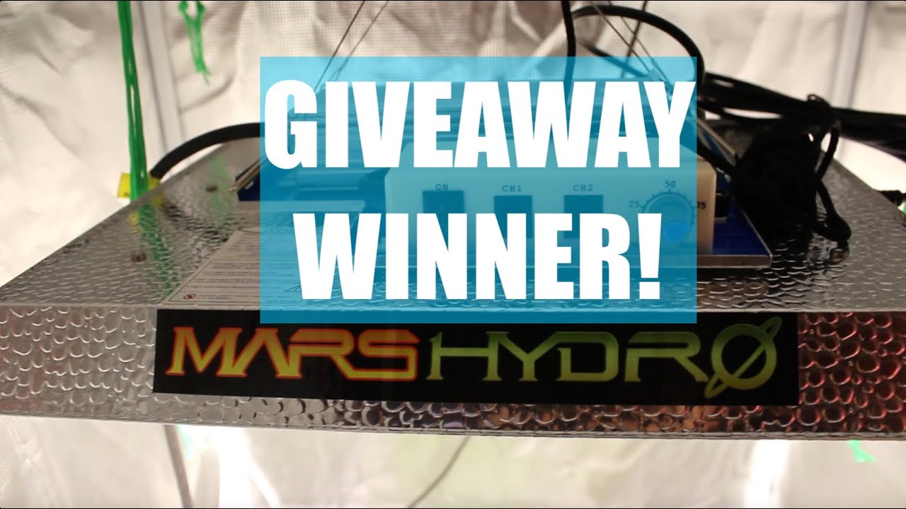 Mars Hydro TS1000 Grow Light Giveaway WINNER ANNOUNCED!