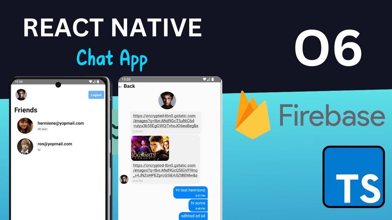 React Native Real-Time Chat App with GiftedChat and Firebase  with Push Notification