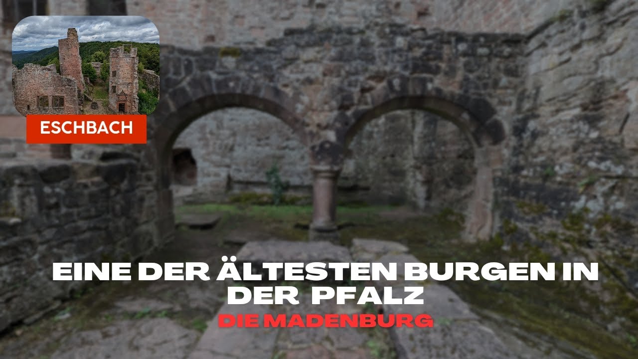 Eine der &auml;ltesten Burgen in der Pfalz - Die Madenburg, eine echte Sch&ouml;nheit! Pf&auml;lzerwald