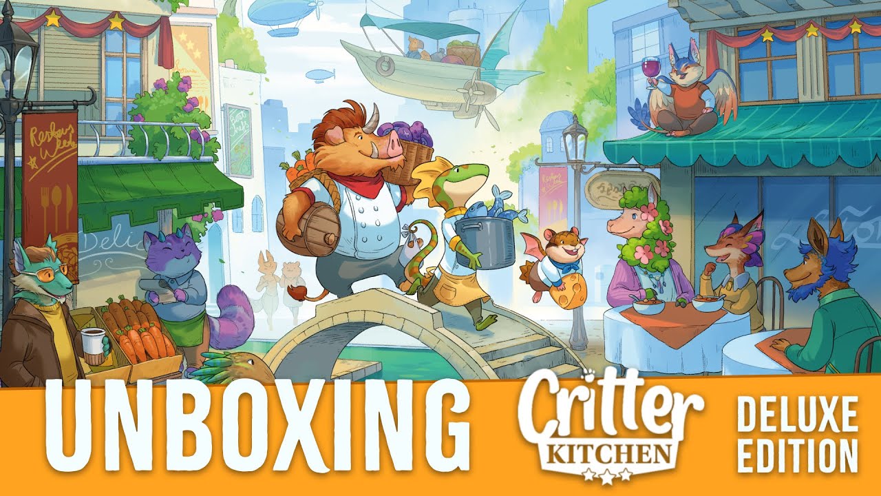 Unboxing Critter Kitchen DELUXE EDITION! And how to put it all back too!