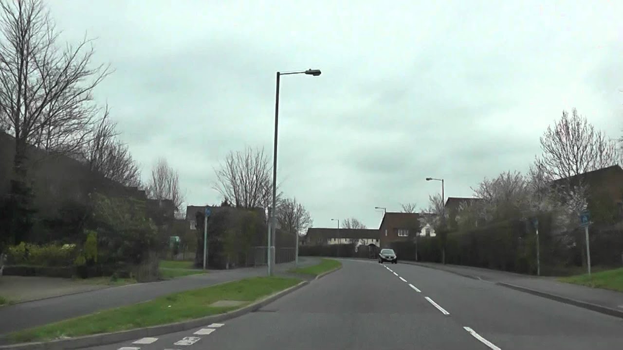 Driving Along Woodgreen Drive, Hastings Drive & Berkeley Way, Worcester, Worcestershire, England
