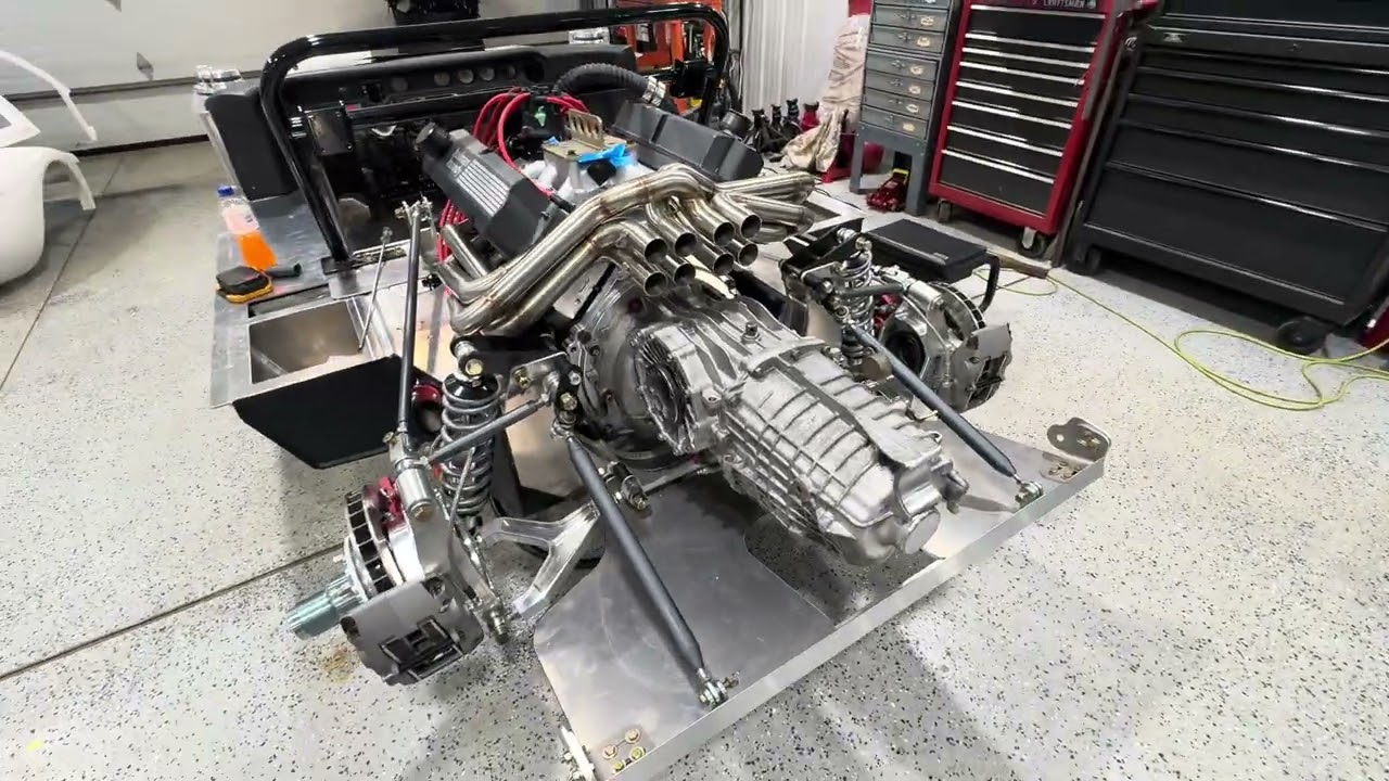 Ford GT40 (RCR40) Project: G96.01 Porsche transaxle mated to Ford 347