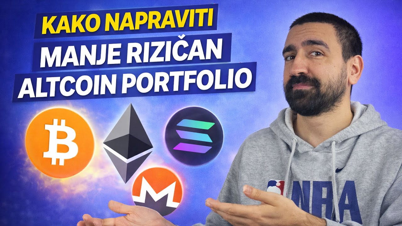 KAKO NAPRAVITI MANJE RIZIČAN ALTCOIN PORTFOLIO