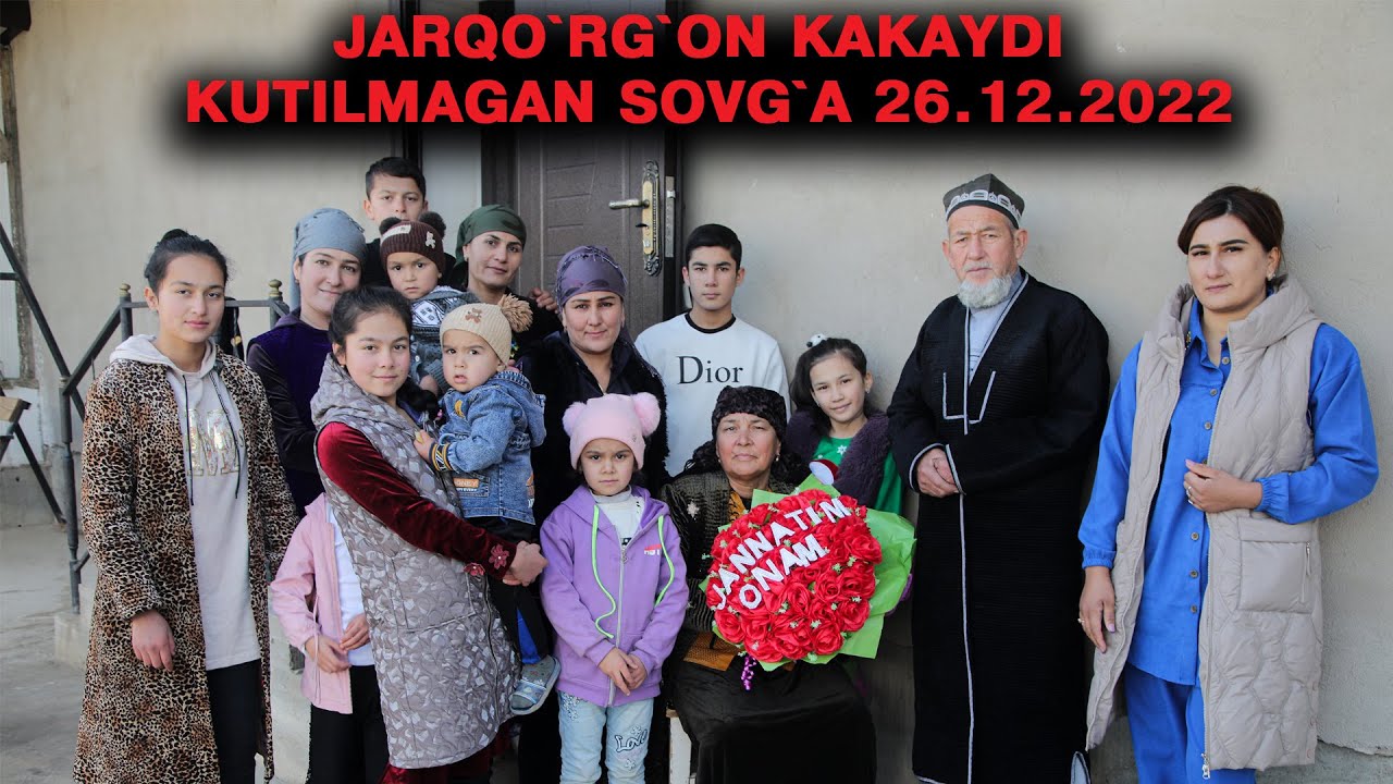 JARQO`RG`ON KAKAYDI KUTILMAGAN SOVG`A 26.12.2022 #happyday #jannatimonam #davlatimotam #bumeningonam