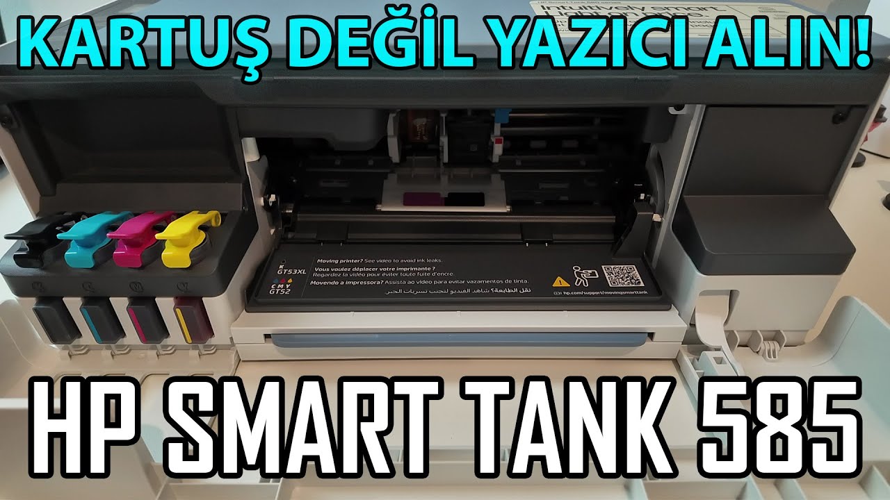 FAHİŞ FİYATLI KARTUŞ DERDİNE SON! HP SMART TANK 585 KABLOSUZ YAZICI, TARAYICI, FOTOKOPİ! F/P KRALI 🫅