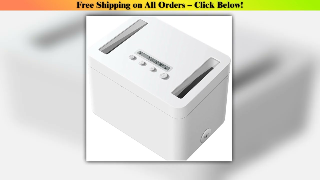 Vaydeer Metal Timed Lock Box for Iphone / Game device /Ipad/Tablet, Self-Control Phone Lock Box