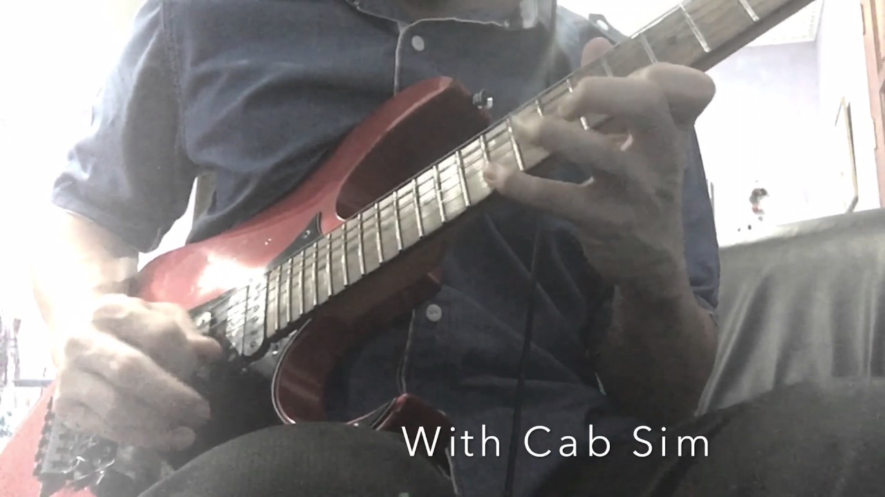 Guitar recording - with Cab Sim and without Cab Sim